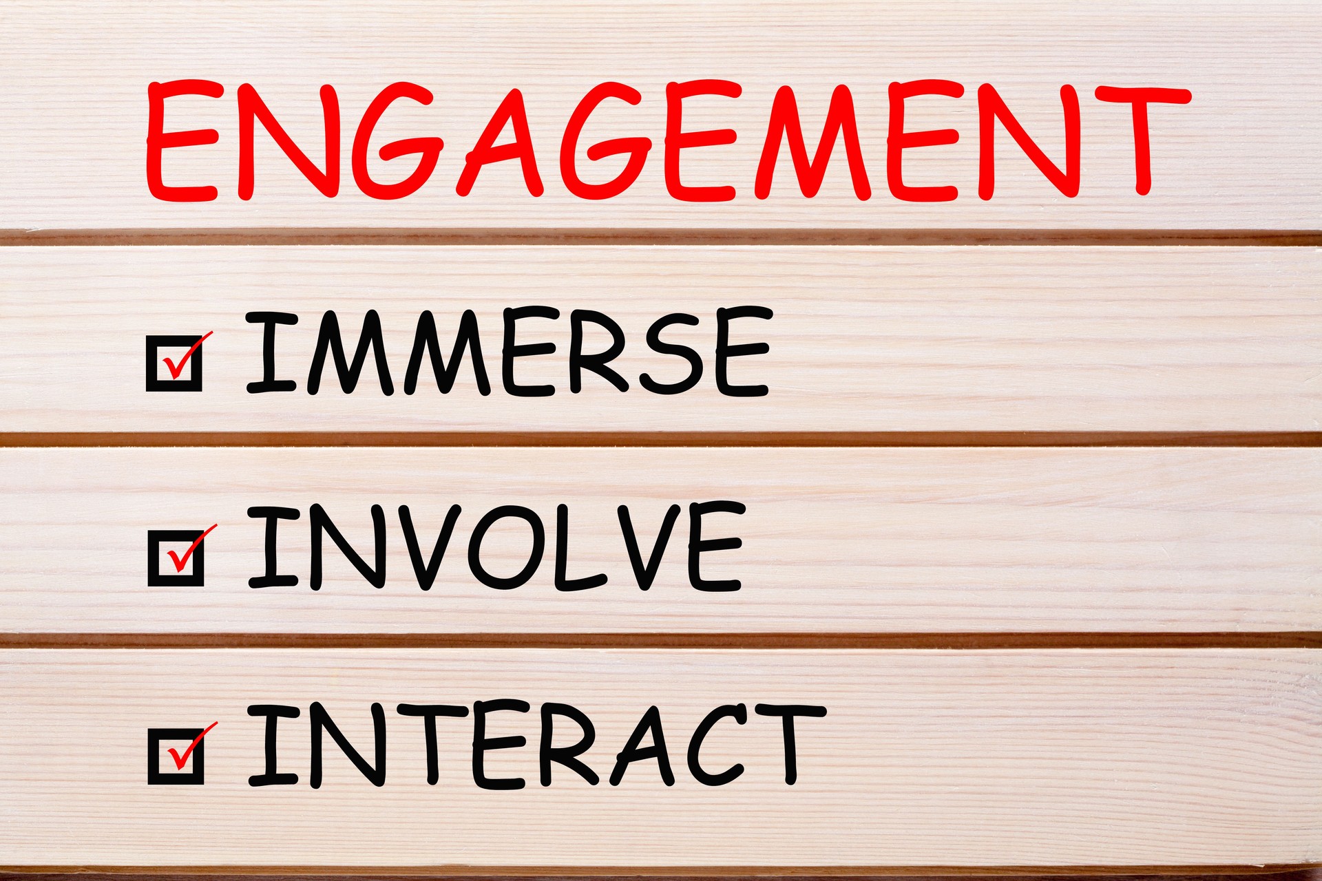 Engagement Word Concept
